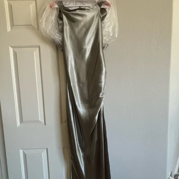 REVOLVE Strapless Metallic Gold Dress - Picture 5 of 6